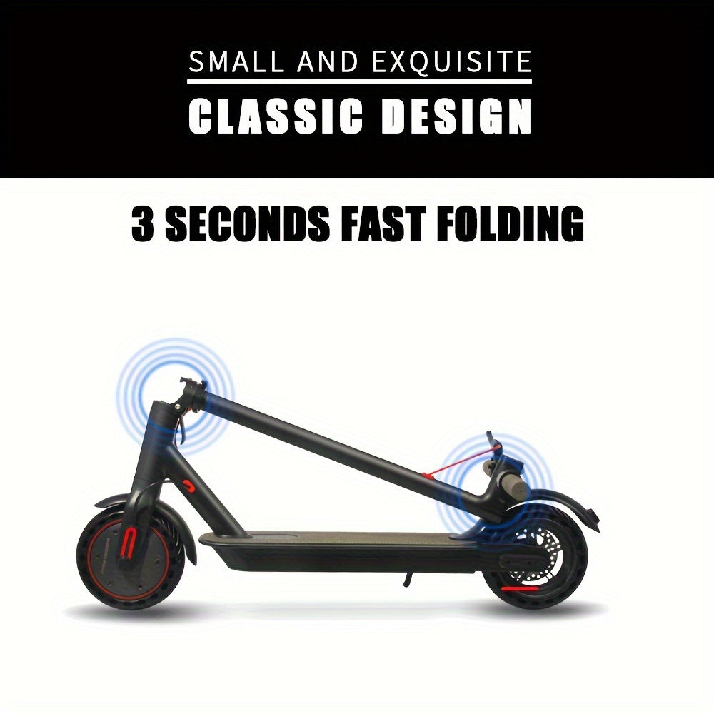 Powerful Commuter Electric Scooter - Balance Bikes with 350W Motor, 8.5" Dual Density Tires, E-ABS Electronic Brakes, and 15-35 Miles Range - Fast 15.56 MPH Speed for Adults