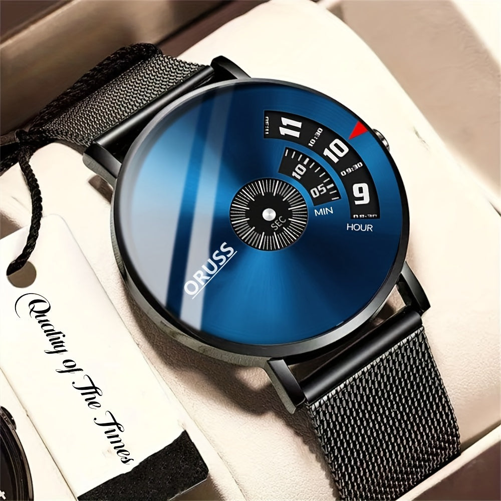 New men's watch high-grade handsome fashion personality trend everything cool durable business kinematic male watch