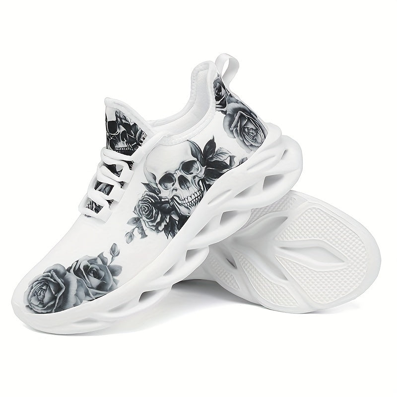 Men's Fashion Casual Halloween Skull Quirky Street Style Men's Shoes
