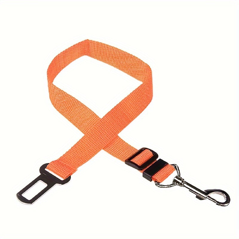 1pc Car Pet Dog Cat Adjustable Vehicle Safety Seatbelt Seat Belt Harness Lead