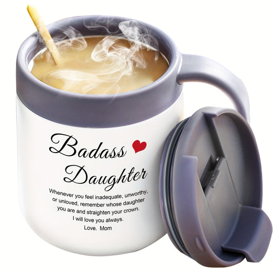 Daughter Gift From Mom/Dad, Funny Gifts For Daughter From Mother/Father Coffee Mug - To My Daughter Cup - Christmas Mothers Day Birthday Gift Ideas For Daughter - Unique Gifts For Adult Daughter