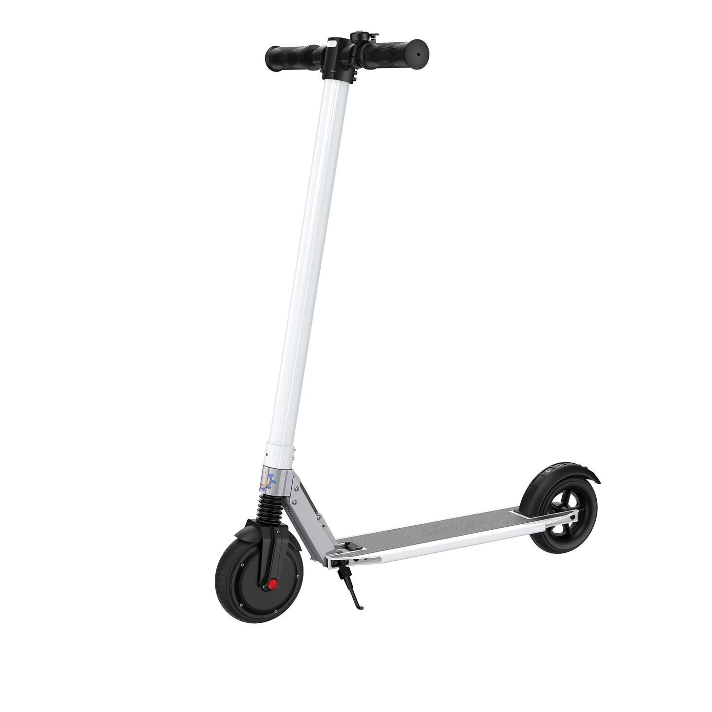 CAROMA 250W Portable Folding Electric Scooter, Range Of 15.5 Miles, 15.5 Miles Per Hour, 6.5-inch Solid Tires, Adult Commuting Electric Scooter, Electronic Brake, Maximum Load Of 220 Pounds