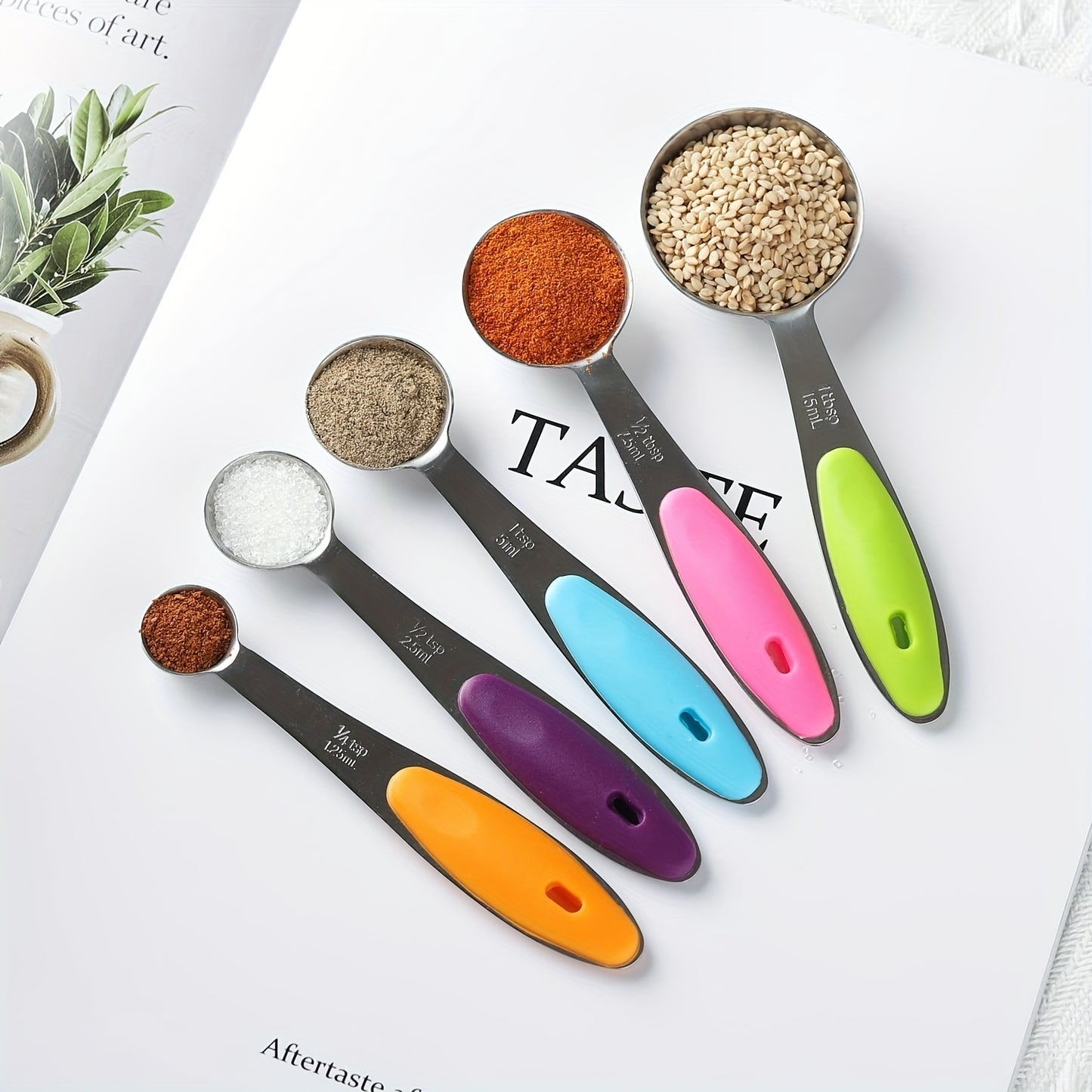 5pcs/8pcs/13pcs, Measuring Cups And Spoons, 8pcs Stainless Steel Measuring Cups, 5pcs Spoons, For Dry And Liquid Ingredient, Kitchen Gadgets, Kitchen Stuff, Kitchen Accessories, Home Kitchen Items