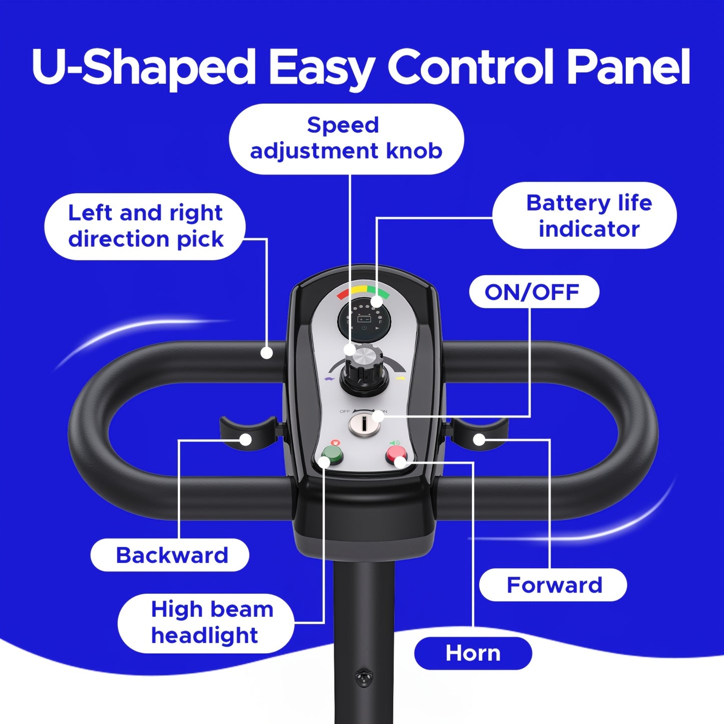 ENGWE Folding 4-Wheel Electric Mobility Scooter, 250W 24V Motor, Electric Scooter With 15 Miles Long Range For Adults, Detachable Basket & Front Light, 265lbs Max Load, Great Birthday & New Year Gift, Various Road Conditions,
