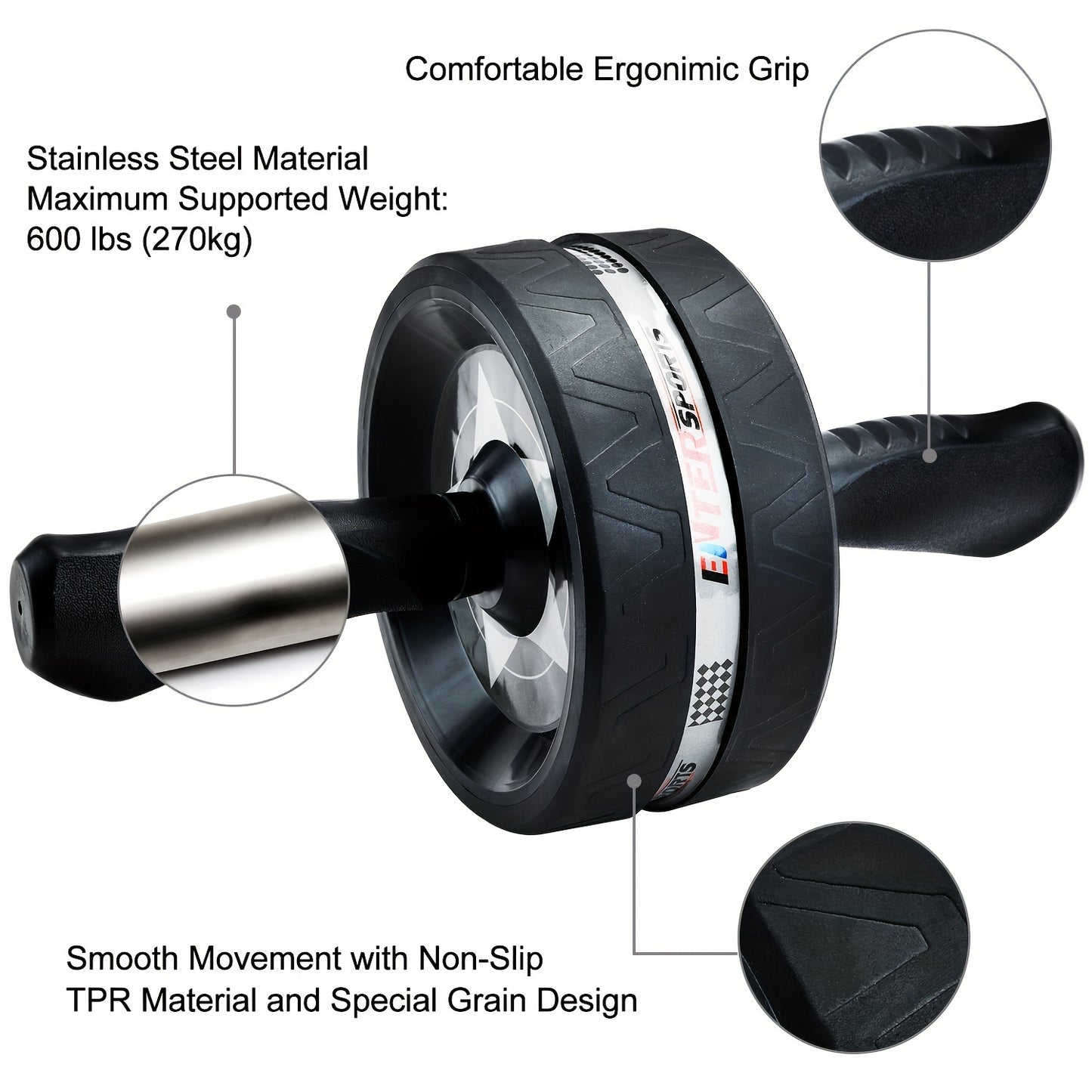 Abdominal Wheel, Abdominal Muscle Wheel, Abdominal Toning Fitness Equipment, Fitness Equipment, Jingyi Abdominal Wheel Set