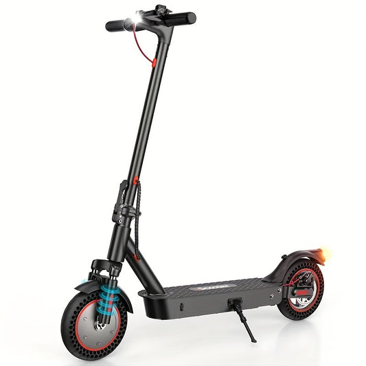 HT-T4 PRO Electric Commuter Scooter - Powerful 350W Motor, Remote Top Speed of 19mph, 8.5" Pneumatic Tires, Dual Brake System, Portable Folding Design for Adults - Ideal for Daily Commuting and Recreational Rides