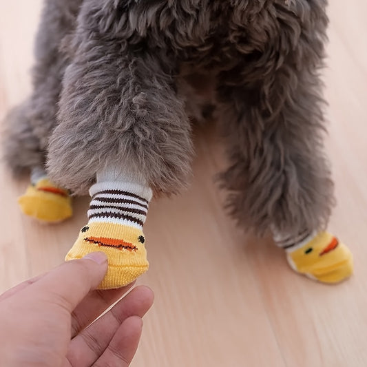 Dog Socks Autumn and Winter Models Anti-slip, Anti-claw, Anti-dirt, Anti-freeze Teddy, Corgi, Cat, Pet Socks