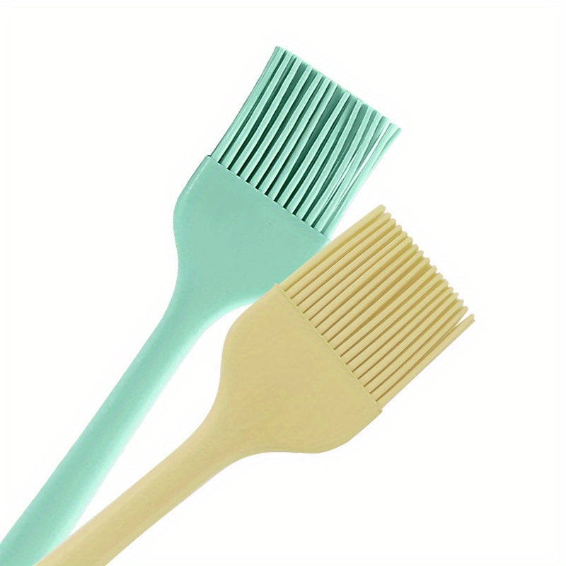 1pc, Oil Brush, Silicone Baking Brush, Portable Barbecue Brush, Household Oil Brush For Baking Cooking, Creative Oil Brush For BBQ Baking, Basting Brush For Kitchen BBQ, Kitchen Stuff, Kitchen Accessaries