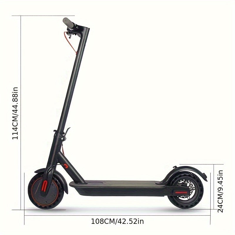 Powerful Commuter Electric Scooter - Balance Bikes with 350W Motor, 8.5" Dual Density Tires, E-ABS Electronic Brakes, and 15-35 Miles Range - Fast 15.56 MPH Speed for Adults