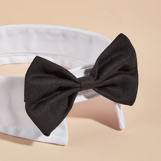 Formal Pet Bowtie Collar For Dogs & Cats - Adjustable Neck Tie For Formal Occasions - Stylish Pet Accessory